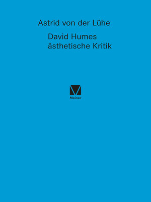 cover image of David Humes ästhetische Kritik